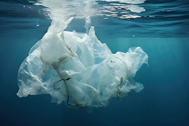 Plastikowe torby przyczyniają się do zanieczyszczenia środowiska, tworząc ogromne nagromadzenie odpadów