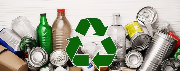 plastikowe zużyte butelki do recyklingu