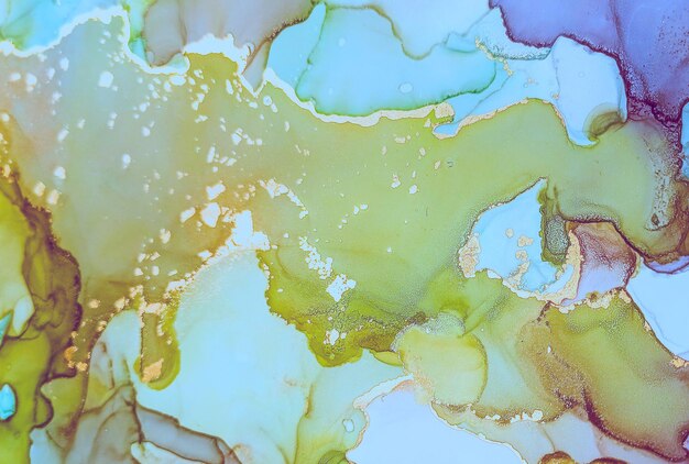 Zdjęcie płaszcz pastelowy olej płynny grunge print jedwabny tint tekstura ebru gradient ink płaszcz pastel subtle color splashes tapeta nowoczesna abstrakcyjna tekstura jedwabna tinta płaszcz rainbow wash pastel