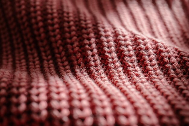 Zdjęcie płaszcz z różowego swetrów lub szalików z bliska