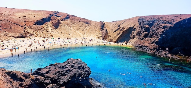 Playa de Papagayo na Lanzarote