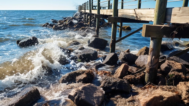 plaża bałtycka wysoka rozdzielczość fotograficzna kreatywny obraz