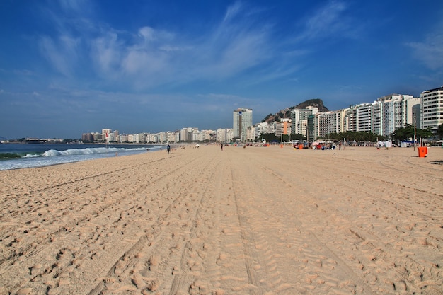 Plaża Copacabana w Rio de Janeiro, Brazylia