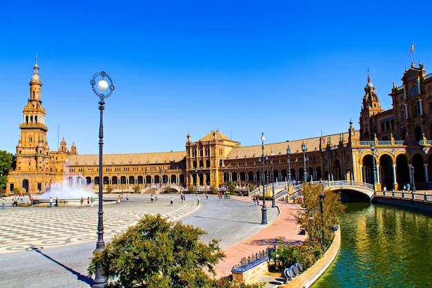 Plaza De Espana, Sewilla, Hiszpania