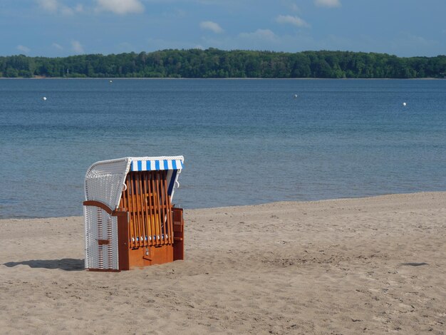 Zdjęcie plaża eckernfoerde nad morzem bałtyckim