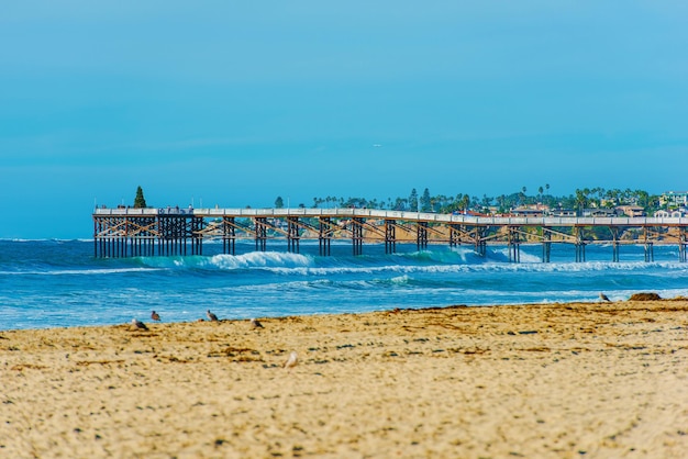 Plaża i molo w San Diego