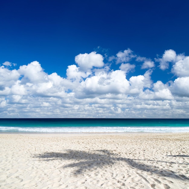 Plaża I Piękne Tropikalne Morze