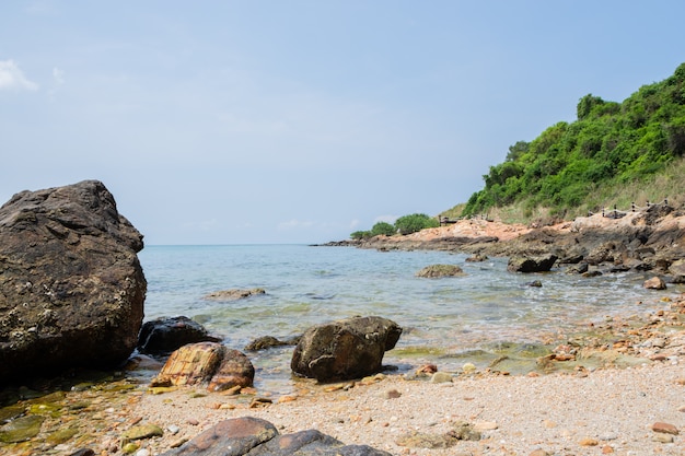 Plaża i skały