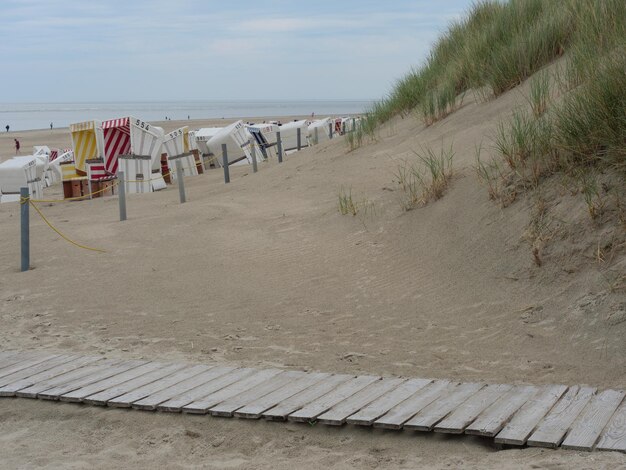 plaża i wydmy Baltrum