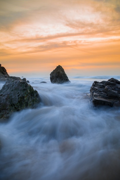 Plaża Ilbarritz z Biarritz, Kraj Basków.