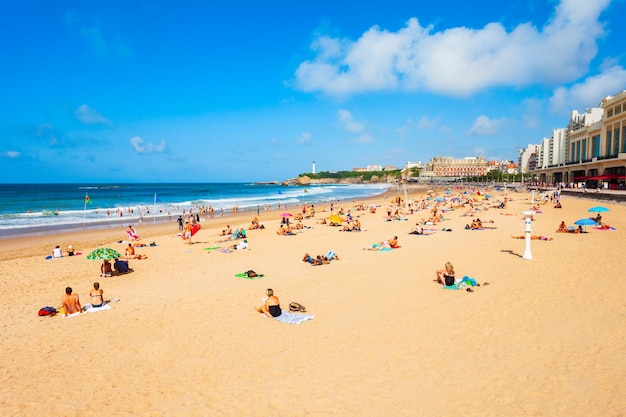 Plaża La Grande Plage Biarritz