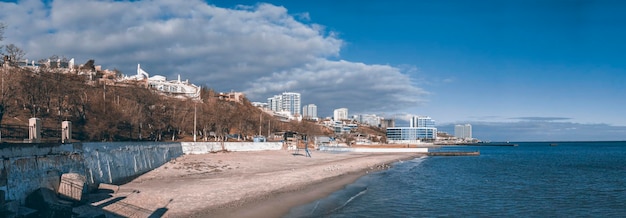 Plaża Lanzheron W Odessie Na Ukrainie