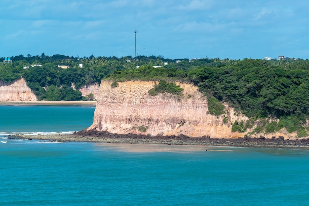 Plaża Madeiro Tibau Do Sul W Pobliżu Plaży Pipa I Natal Rio Grande Do Norte Brazylia