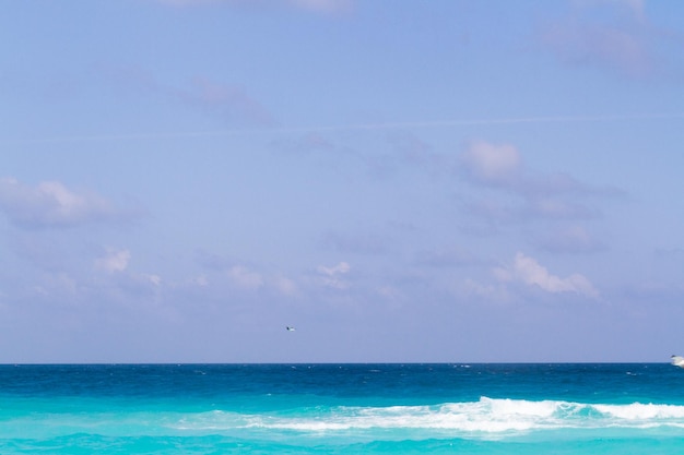 Plaża Morza Karaibskiego.