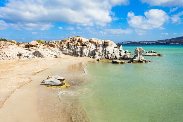 Plaża na wyspie Paros