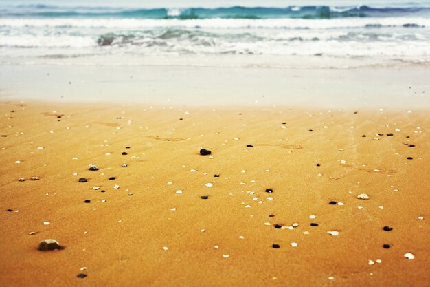 Plaża Piasek Podróże Seascape Wakacje I Letnie Wakacje Koncepcja Eleganckie Wizualizacje