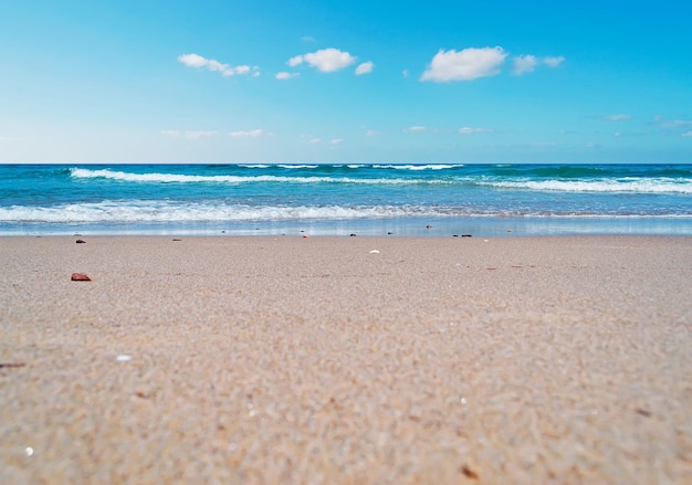 Plaża Platamona widziana z ziemi