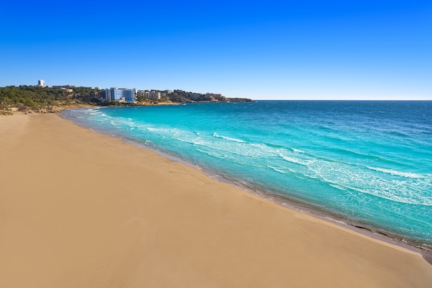 Plaża Platja Llarga Salou W Tarragonie