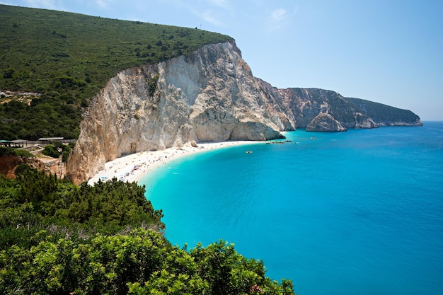 Plaża Porto Katsiki jedna z najlepszych plaż w Grecji