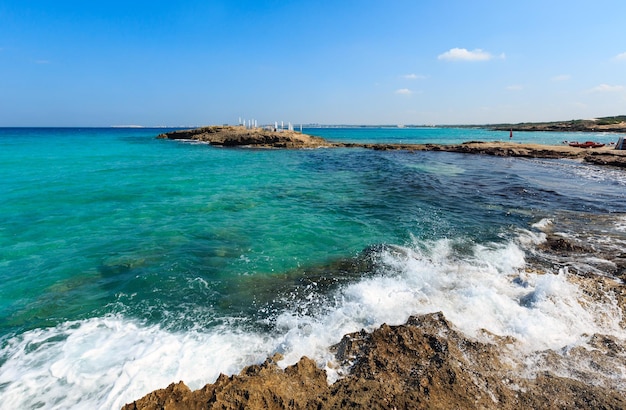 Plaża Punta della Suina Salento Włochy