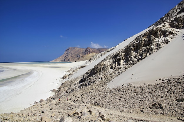 Plaża Qalansiyah Wyspa Socotra Ocean Indyjski Jemen