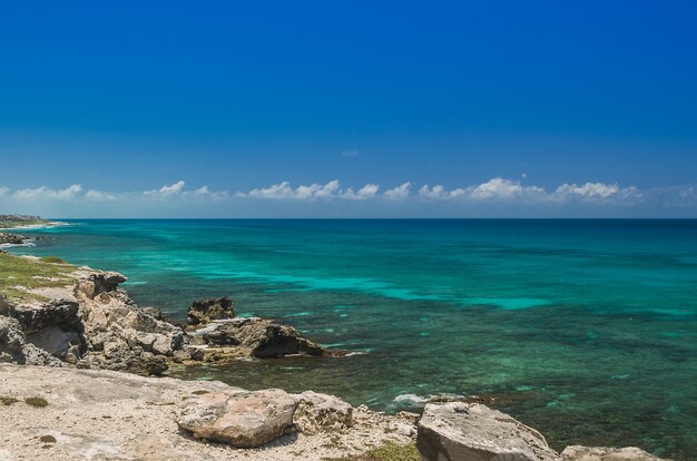 Plaża w Cancun, Meksyk, Karibe.