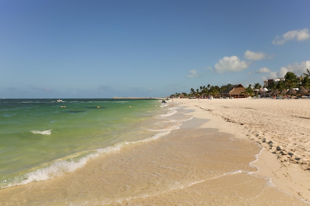 Plaża w cancun w meksyku