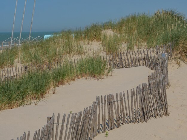 Zdjęcie plaża w pobliżu ostende