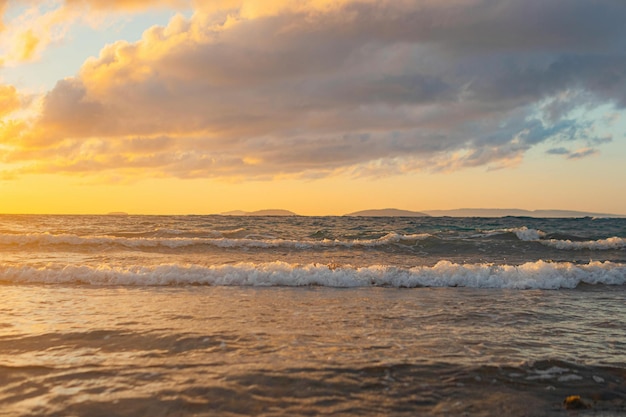 Plaża wschodu słońca