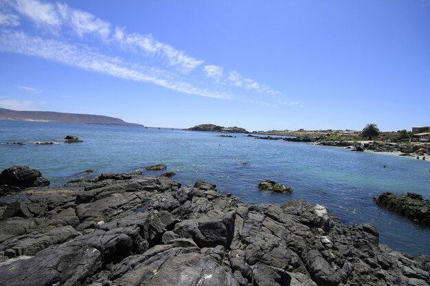 Plaże i port w pobliżu Bahia Inglesia Caldera Chile