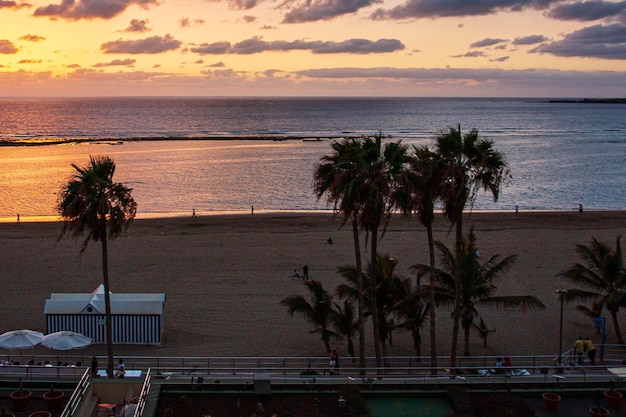 plaży Las Canteras