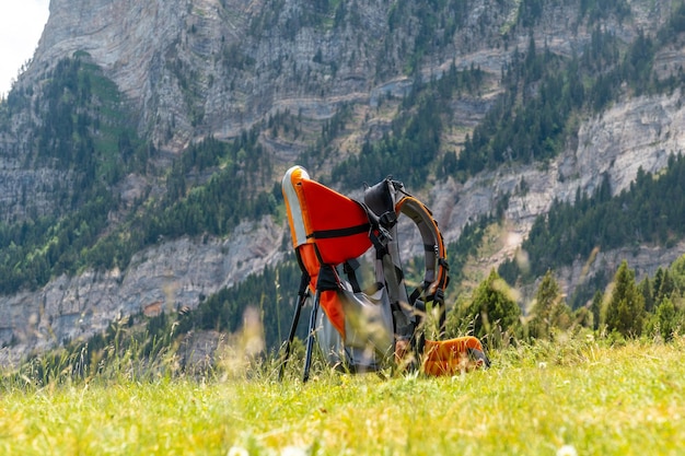 Plecak do przewożenia dzieci w trekking po prostych górskich szlakach