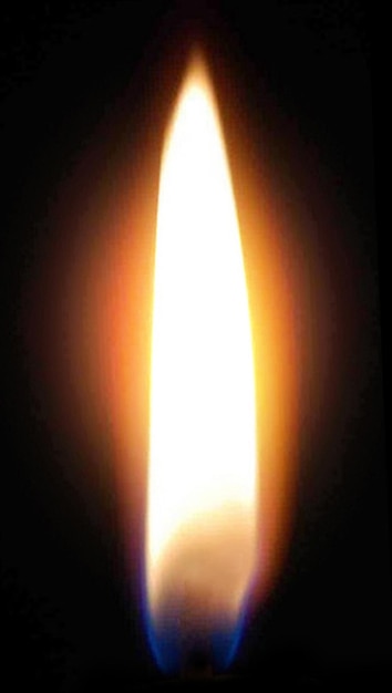Płomień świecy