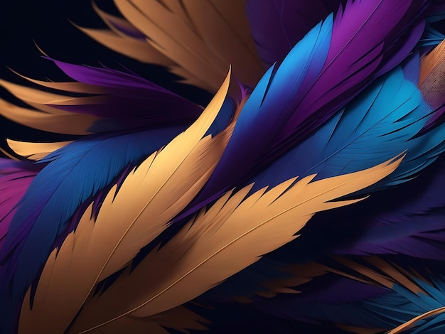 Plumage Desktop backgrounds 4k wallpaper image AI Generated