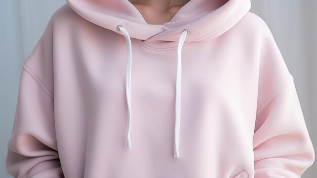 Plush Oversized Hoodie w miękkim wełnie