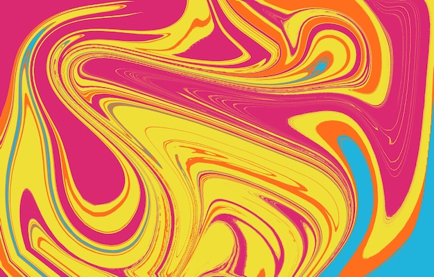 Płynny obraz akrylowy z przepływami i plamami Mieszane farby na baner lub wallpaperFluid kolor