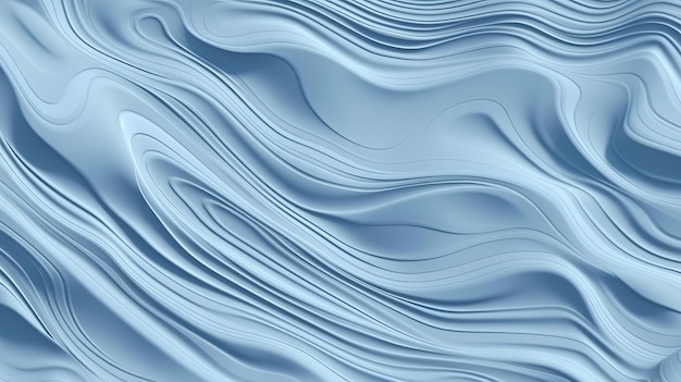 Płynny pastelowy niebieski falisty na niebieskim tle Futurystyczna technologia Prosty styl Nowoczesna niewyraźna tekstura Mieszanka kolorów