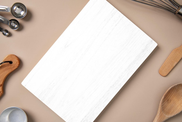 Płytka do cięcia png makietka naczynia kuchennego