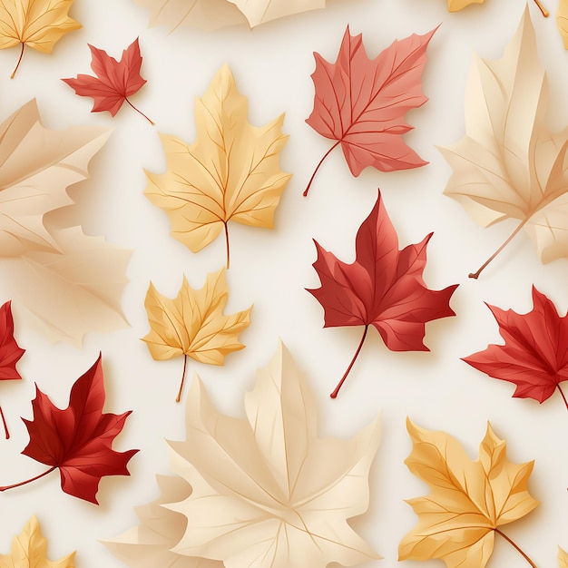 Płytka z liści klonu o bogatych jesiennych odcieniach i wyrazistych kształtach przywołujących zmieniające się pory roku