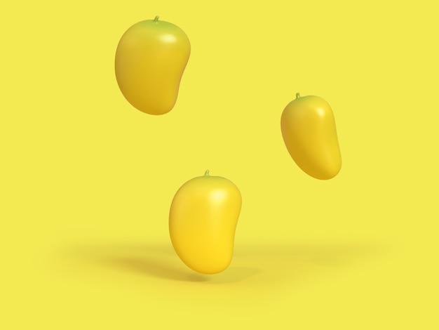 Pływające mango 3D