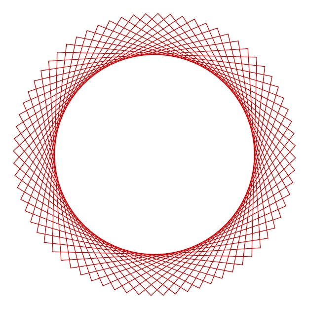 Png abstrakcyjny okrągły element geometryczny przezroczysty tło