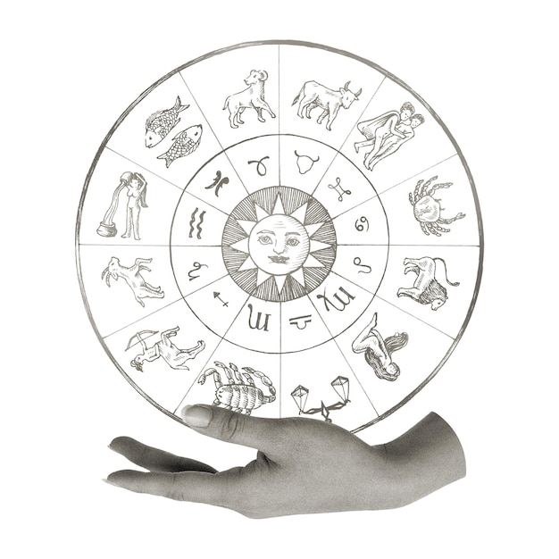 PNG Astrologia horoskopowy wykres wróżba sztuka przejrzysty tło