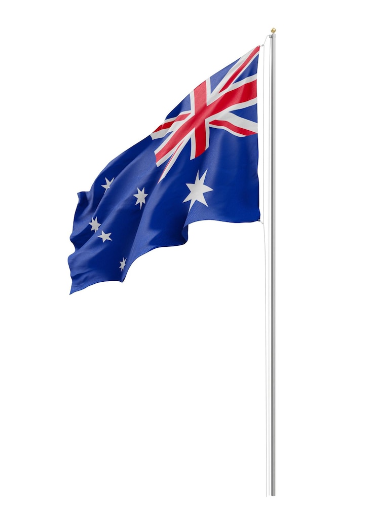 Zdjęcie png australijska flaga na przezroczystym tle