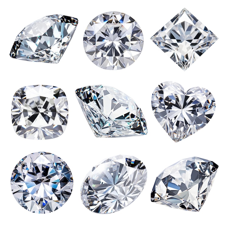Zdjęcie png biżuteria element diamentowy zestaw przezroczyste tło