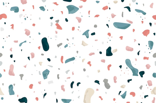 Png kolorowy wzór terrazzo przezroczysty tło