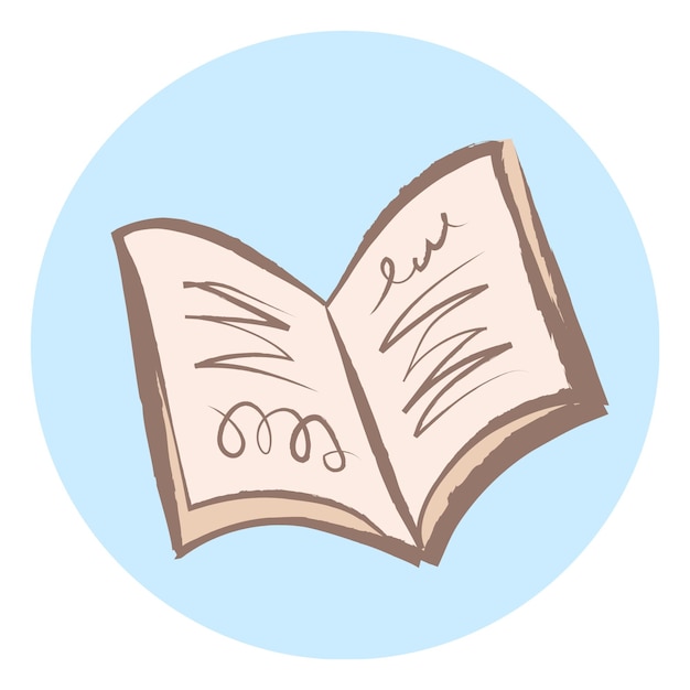 PNG książka doodle IG opowieść okładka szablon przejrzyste tło