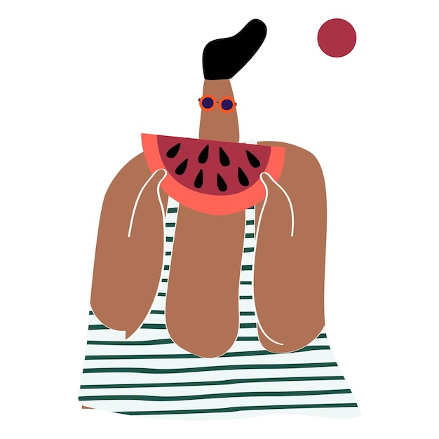 Png letni urlop doodle element przezroczysty tło