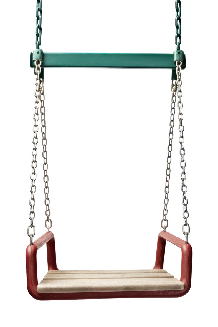 Zdjęcie png play ground swing biały tło zgrabienie placu zabaw