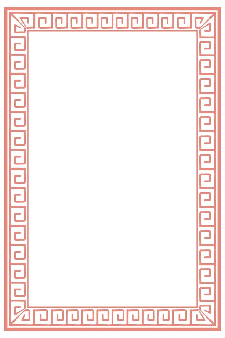 Zdjęcie png ramka chiński orientalny wzór w różowym kwadratie