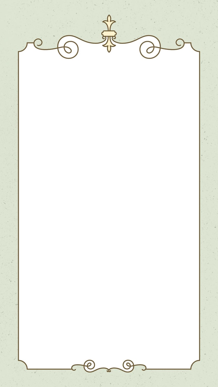 Zdjęcie png ramka w stylu vintage na pastelowo zielonym tle